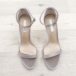 Steve Madden  Sandal Womens 9.5 Tecy Velvet Rhinestone Heeled Glam Event Wedding‎ Photo 3