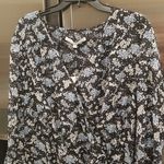 Veronica Beard 💕💕 Sean Ruched Dress ~ Black Floral Print 100% Silk 20 NWT Photo 11