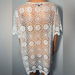 Banana Republic  White Floral Crochet Swim Cover-Up Photo 1