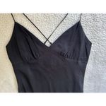Madewell Layton Sadie Midi Cami- Slip Dress In True Black Size 0 Photo 10