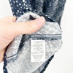 Loft NWT  Womens Coastal Beachy Star Godet Double V Linen Blend Tank Dress S Navy Photo 5