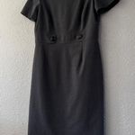 Tahar ASL Tahari ASL Gray Dress, 10P, Cute Business Dress, Grey Work Outfit, Knee Length Photo 2