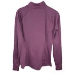 The North Face  Athletic Womens 1/4 Zip Pullover Top Purple Long Sleeve Size M Photo 1