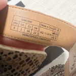 Vionic  Sami Snakeskin Heels in Black and‎ White size 5 Photo 7