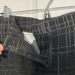 Akris Punto  Mara Black Silver Check Jersey Full Length Pant Photo 7