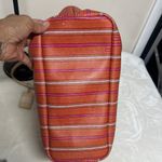 Coach Legacy Red and Cream Striped Tote Photo 4