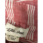 Lills Closet Boutique Medium Button Front Shirt Blouse‎ Long Sleeve Striped Red Photo 6