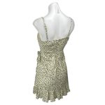 Princess Polly Green White Floral Sleeveless Camisole Tank Wrap Mini Dress 4 Photo 1