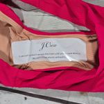 J.Crew Ribbed high-rise cheeky bikini bottom in Wild Hibiscus XS NWT Photo 5
