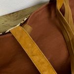 Panache Aztec Tote Bag Purse Wool Large Multicolor Rust Handwoven 19.5in x 16in Orange Photo 4