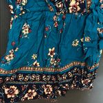 Xhilaration Teal Floral Romper Photo 3
