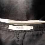 Red Valentino Black Jeweled Leather Skirt Size 44 / 8 Photo 2