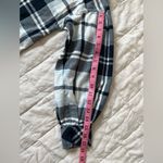 Sanctuary  100% Cotton Navy & Cream Plaid Cropped Button Down Cowgirl Western - S Photo 4