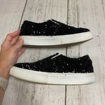 Chiara Ferragni Flirting Sequin Slip On Skate Sneaker Black Size 6.5 Photo 6