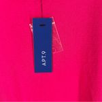 Apt. 9  Perforated Mesh Wide Short Sleeve Dolman‎ Knit Sweater Pink XXL Photo 6