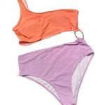 SheIn Purple/Salmon Split one piece size L Photo 0