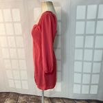 Abercrombie & Fitch Pink Long Sleeve Corset Seamed Smocked Back Dress Size XS Photo 7