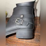 Lucky Brand Black Rubber  Rindah Pull On Ankle Boots 7 rain boots perfect Photo 7