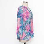 Lilly Pulitzer Elsa Silk Top Lilac Thistle XS Photo 1