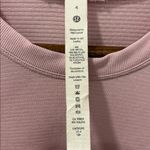 Lululemon  Women’s Relaxed Swiftly Tech Long Sleeve Shirt Size 4 Light Pink GUC Photo 5
