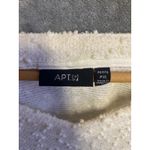 APT 9 Womens Petite Textured V Neck Long Sleeve Layered Sweater Top Ivory PXL White Size XL Photo 1