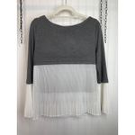 Vila Milano NWT Gray Layered Sweater Top Career Classic Pullover Womens Size S Photo 1