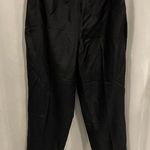 Villager Cute vintage 90’s Liz Claiborne black silk ankle length pants side zip lined Photo 0