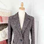 Max Mara  Vintage Tweed Blazer Black Pink Sz 8 US Photo 1