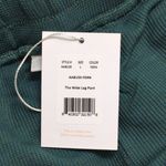 ANDIE NWT  The Wide Leg Pant Fern Green Drawstring Waffle Knit Comfort L Photo 8