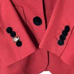 Racil Suit Jacket Virgin Wool 2 Button Jacket Red Black Blazer Size Fr. 36 US 4 Photo 3