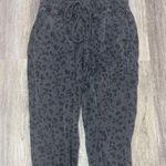 Cloth & Stone  gray leopard print drawstring jogger pants size xs Photo 0