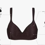 Brand New Bali Comfort Women's Size 36DD Black Cool Comfort Bra Photo 3