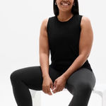 Athleta Breezy Tank Black Sleeveless Top Workout Shirt Photo 0