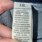 American Eagle AE Hipster Flare Jeans Distressed Blue Stretch Women's Size 12 Photo 8