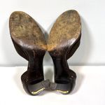 Chloé Chloe Leather Suede Cut‎ Out Peep Toe Heels Women's 38.5 (US 8.5) Photo 9