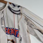 Stella McCartney Skate paper print blouse 100% silk Rare vintage size EU 40 Photo 4