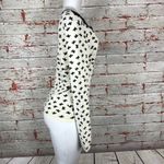 Red Valentino Sweater Size XL Bow Black Lace Trim Photo 3