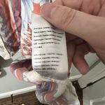 Farm Rio Macaw Scarf Kimono Duster floral stripe red blue shawl Size Large Photo 11