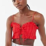 Urban Outfitters NWT  Red Crop Top Photo 0