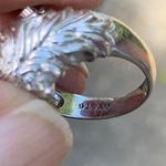 Gorgeous Women's Sterling Silver Horse Equestrian Ring, Satin Finish, Size 7 Photo 9