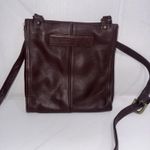 Fossil Vintage Y2k  Boho Hippie Gypsy Brown Crossbody Genuine Leather Purse Bag Photo 4