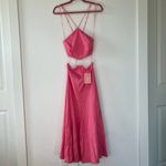Cult Gaia  NADEESHA MIDI DRESS IN PINK Photo 2