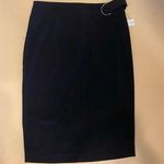 Laundry by Shelli Segal Black Knee Length Skirt Size 14 NWT Photo 0