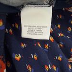 Modcloth Spring It On Me Wrap Top Cap sleeve Floral V-Neck Ruched Tie Bow Navy Photo 9