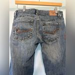 Vintage American Eagle Embelished Straight Leg Jeans Stretch Bohemian Blue Size 4 Photo 4
