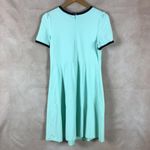 Retro Turquoise Dress Blue Size L Photo 2