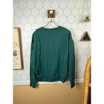 Evereve Green Oversized Juno Chevron Varsity Sweatshirt - Size - Small Photo 3