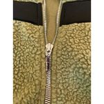 Zyia Active Olive Flying V Full Zip Fleece Jacket Women Large Preppy Fall Comfy Green Photo 8