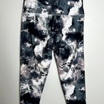 Marika Multicolored Abstract Patterned Ankle Leggings Size L Photo 2