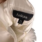 Aakaa  Ruffled Tulle Bodice White Jumpsuit Photo 7